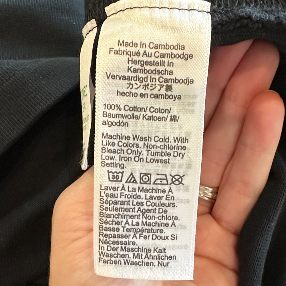 J. Crew Black Half Zip Rugby Pull Over 100% Cotton - Picture 9 of 9